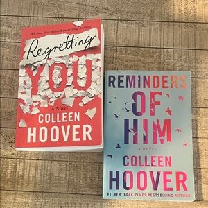 Red and Blue Decorative Books by